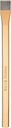 HARFINGTON Cold Chisel 2/3" Wide 12" Long Alloy Steel High Hardness Heat Treated Heavy Duty Flat Cold Chisel for Cutting Rivets Iron Steel Bronze Copper Rods Bolts, Gold Gray