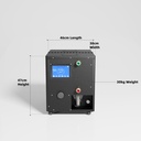 Ice Bath Water Chiller for Ice Bath Tubs Cold Plunge 1HP Chiller Home Use 110V with Pipe Built in Pump Ozone(420L) (1HP) (black)