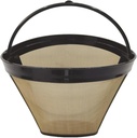 Coffee Maker with Handle Reusable Fine Mesh Sturdy Mesh Bottom Replacement for Office Home 2.33x3.42x4.77 Inch