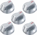 DG94-03500A/Z Stove Knobs Replacement Parts for Samsung Range Gas Oven Knob Electric NE63T8111SS/AA DG94 03500A/U Cooktop Burner Knob Assembly Control Knobs 5 Pcs