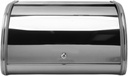 Aramox Metal Bread Box, Storage Bin for Bread, Cakes, Cookies, Bread Bin, White Bread Box with Delicate Design, Decorative & Practical Organizer (Matte)