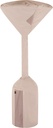 MODERN LEISURE Monterey Stand-Up Patio Heater Cover - Weather-Resistant Fabric - Heavy-Duty Outdoor Furniture Protection - 32" D (Top) x 18.5" D (Bottom) x 95" H - Khaki