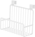 Cabilock Bedside Hanging Basket Storage Baskets Easy Install Metal Hanging Organizer for Dorm Kitchen