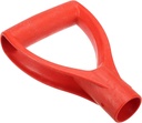 PATIKIL D Shaped Plastic Grip, 34mm Inner Diameter Shovel Handle Replacement PP D Shaped Grip for Garden Spade Fork Shovel Rake Handle