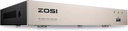 ZOSI 1080P 8CH CCTV DVR Recorder with AI Human/Vehicle Detection, 8 Channel 2MP 1080p H.265+ Hybrid 4-in-1 Home Surveillance Wired DVR for HD-TVI/CVI/CVBS/AHD Analog Security Camera (No Hard Drive)