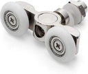 2 x Double Shower Door Rollers/Runners/Wheels 25mm Wheel Diameter A17