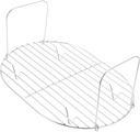 Cabilock Sturdy Iron Handle Steam Rack for Cooking Grilling Baking and Cooling Slow Cooker Rack Accessory