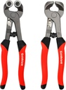 Goldblatt 2 Piece Glass Tile Nippers Set - Heavy Duty Wheeled Glass Mosaic Nipper & Hd Ceramic Tile Nipper, Tile Cutter Pliers Soft-grip Handle - Shapping Plier, Nipper Cutting Tools, Stone, Metal