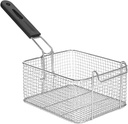 Generic Fryer Basket Frying Serving Basket Multipurpose Cooking Tool French Fries Basket with Handle for Kitchen Cafe Onion Rings, 19.7cmx17cmx10cm