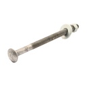 1/2"-13 x 6-1/2" (25 Sets) Hot Dipped Galvanized Carriage Bolt Kit for Exterior Use Includes USS Flat Washers (25 pcs) and Hex Nuts (25 pcs), Commercial Grade 307A, 6" of Thread - by Fastener Depot