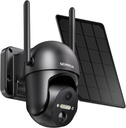 SEHMUA Solar Security Cameras Wireless Outdoor, 2K 360° View Battery Powered Outdoor Camera, WiFi Home Security with Spotlight Color Night Vision, PIR Sensor