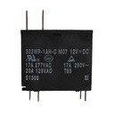302WP-1AH-C M07 M02 12V 20A Electric Water Heater Microwave Oven General Relay with Quick Connect Terminals and 4Pins - HF62F, JQX-62F, OMIF-S-112LM Compatible