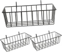 Luxshiny Small Wall Shelf 3 Pack Hanging Baskets Wire Baskets for Storage Wall Decor Anti-aging Bathroom Kitchen