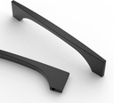 Asidrama 10 Pack 5 Inch(128mm) Matte Black Kitchen Cabinet Handles, Cabinet Pulls Kitchen Cabinet Hardware for Cupboard Drawer Pulls