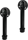Industrial Pipe Cabinet Pull Handles Knobs, Retro Creative Iron Pull for Cabinet Wardrobe Cupboard Dresser Drawer Kitchen Door Hardware Decorative 2 Pieces