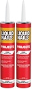 Liquid Nails 10 oz Interior Projects Latex Construction Adhesive Tan (Pack of 2)