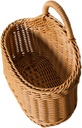 Healifty Wall Hanging Basket Decorative Storage for Home Kitchen Versatile Woven Wall Decor with Easy Installation for Organizing Fruits