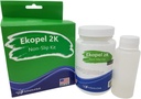 Ekopel 2K Roll On Tub Cast Nonslip Kit – Ultra Durable White Gloss Finish - Odorless Tub Paint Kit – Long-Lasting Never Peel DIY Reglazing Bathtub Paint – Made in USA – Bright Gloss White