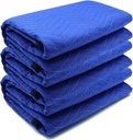 3 Pack Moving Blankets 40x72in Heavy Duty Padded Packing Blankets for Moving Shipping Protecting Furniture Professional Quilted Furniture Blankets for Moving Supplies