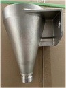 2 stainless steel cups and 2 plastic cups for fruit ice cream mixer machine