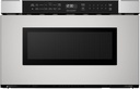 SHARP SMD2440JS Microwave Drawer Oven, 24-inch, 1.2 Cubic Feet, 950 Watt, Angled Touch Control Panel, Stainless Steel