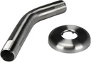 DANCO (89182) Showerhead and Shower Arm Flange and Assembly, 6-inch, Brushed Nickel Finish