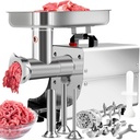 Meat Grinder Heavy Duty Electric,Commercial Meat Grinder #8 for Home Use Deer Processing Best Stainless Steel 2800W Max with 3 Grinding Plates 3 Sausage Stuffer Tubes 1 Pusher 2 Blades