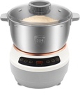 Electric Dough Maker with Ferment Function, 5L Dough Mixer Machine, Face-up Touch Panel, Flour Kneading Machine for Pizza, Noodles, Bread