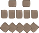 Patio Cushion Covers Replacement 14 Piece, 26x26in Fade Resist Outdoor Sectional Cushion Covers, Waterproof Couch Cushion Slipcovers for Outdoor Furniture (Khaki 15in, 12pcs)