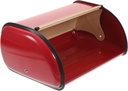 Multi Function Bread Box with Cover for Kitchen Countertop Moisture Resistant Bread Storage Container Rounded Edge for Home Bakery Coffee Shop Use