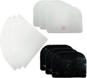 Nispira FK8 5525101500 D895 Replacement Filters for DeLonghi Deep Fryer, 3 Sets
