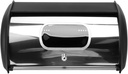 CDQL Bread Bin Bread Box Bread Holder Storage Container Metal Bread Box with Roll Up Lid Bread Holder Storage Container With Small Window for Kitchen Countertop For Home and Kitchen