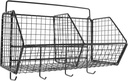 Mounted Fruit Baskets for Kitchen Metal Wall Baskets for Storage Fruit Basket for Kitchen Wall Organizer Easy Mount