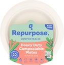 Repurpose, 6" Eco-Dessert Plates, 20 Count