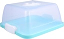 Cabilock Plastic Cake Carrier Box with Handle Cupcake Carrier Cake Storage Box for 8 Inch