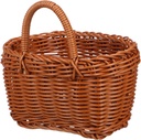 Mipcase Hanging Kitchen Baskets Wall Storage Basket for Ginger Garlic Fruit Wall Mount