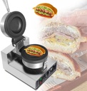 Electric Press Burger Machine, Non Stick Burger Maker Machine, Ice Cream Burger Press Mold for Resterant, Hotel, Bars, Cafes, Snack Shop