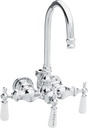 Wall Mount Clawfoot Tub Filler for Cast Iron Tub