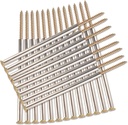 20 Pcs 7'' Gutter Screws with Metal Ferrule Durable Gutter Nails and Roof Gutter Nails Spikes Easy to Install Secure Gutter Fasteners for Renovation and Maintenance of gutters