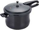 Stainless Steel Dishwasher Safe and Cadmium Free Pressure Cooker Cookware, Black(6L)