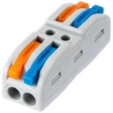 XELYTON Wire Clip Connector, Universal Connection Terminals, Circuit Inline Splices Electric Connectors, Quick Connect & Freely Assemble Electrical Splicing Kit für Compact (2 in 2 Out, 30)