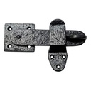 Adonai Hardware 5 Elath Black Antique Iron Gate Flip Latch