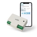 AZIOT 4 Node Smart Switch - Wifi / Bluetooth-Kommunikation - Made in India - Timer-Funktion - Sprachbefehl (4 Knoten)