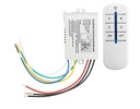 Roboway 4-Way ON/Off 220V-240V Light Digital Remote Control Wireless Wandschalter mit RF-Fernbedienung (RW-RF031)