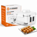E-COSMOS® Tofu Maker und Entwässerungsform, Edelstahl Spring-Loaded Water Remover für Tofu, Paneer & Greek Joghurt, BPA-freier Food-Safe Maker für Firm & Extra Firm Tofu