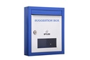 Raj Rajeshwari High GradeHeavy Metal Suggestion Box/Mail Box/Compaint Box/Spendenbox/Wand montiert mit zwei Schlüsselsperren oder Tischoberflächenbox (blau)