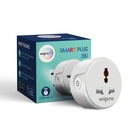 Wipro 10A intelligenter Stecker mit Energieüberwachung - Geeignet für kleine Geräte wie Fernseher, Wasserkocher, Mobil- und Laptop-Ladegeräte (funktioniert mit Alexa und Assistant)