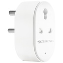 Zebronics ZEB-SP116, Smart Wi-Fi Plug kompatibel mit Assistant & Alexa, unterstützt bis zu 16A und verfügt über eine dedizierte APP mit geplanter Steuerung und Energieüberwachung.