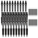 Shuttle Art Black Gel Pens, 48 Pack (20 Pens mit 28 Refills) Retractable Medium Point Rollerball Gel Tintenstifte Glatte Schreiben mit Komfortable Grip für Office School Home Work