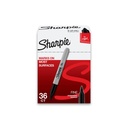 Sharpie Permanent Markers, Bulk Set, Fine Tip Markers, For Plastic, Metal, Wood And More, Black, 36 Count